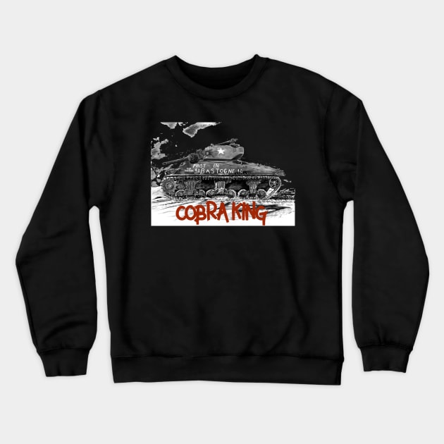 Cobra King Crewneck Sweatshirt by WarDaddy